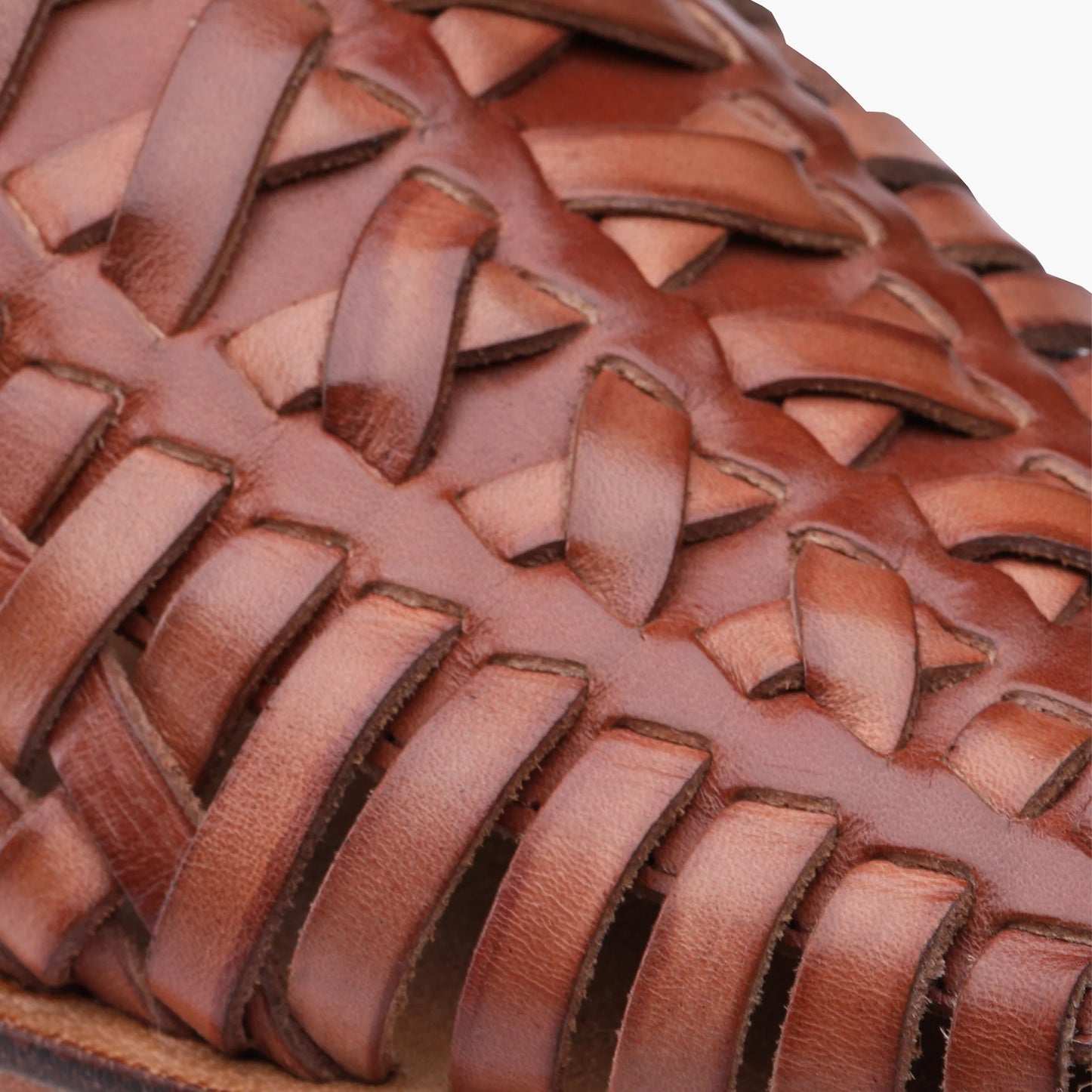 Men's Brown Leather Huarache Sandal