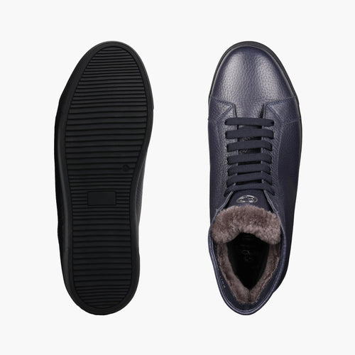Men's Blue Insulated High-Top Sneaker