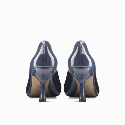 Women’s Ink-Blue Patent Leather Pump