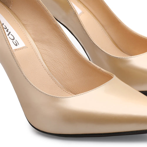 Women’s Pearl Gold Leather Pump