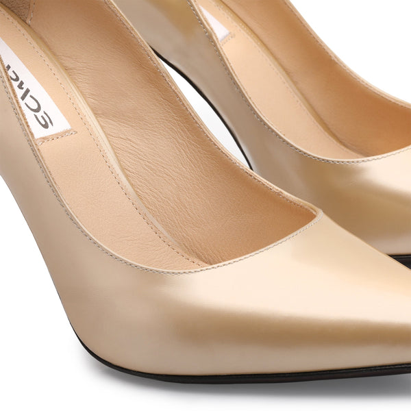 Women’s Pearl Gold Leather Pump