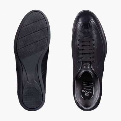 Men's Black Perforated Sneaker