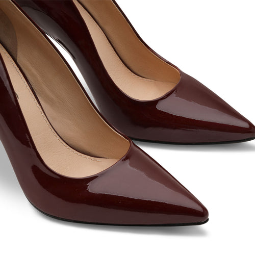 Women’s Burgundy Patent Leather Pump