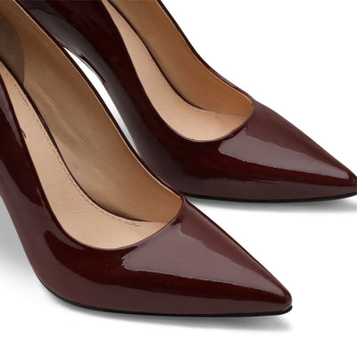 Women’s Burgundy Patent Leather Pump