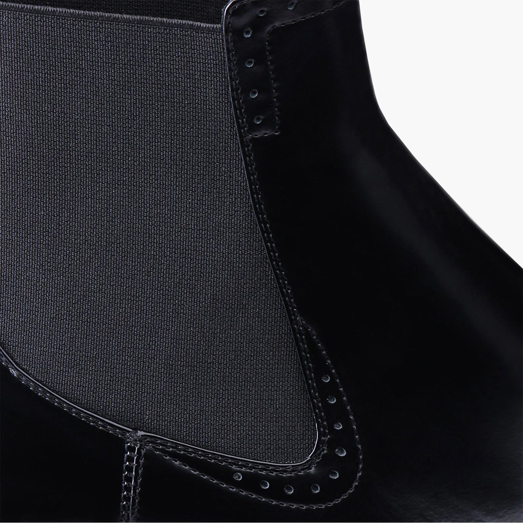 Men's Black Patent Leather Chelsea Boot