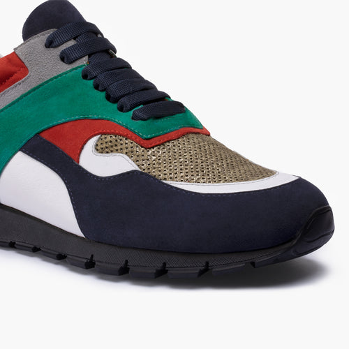 Men's Multi-Color Suede Sneaker