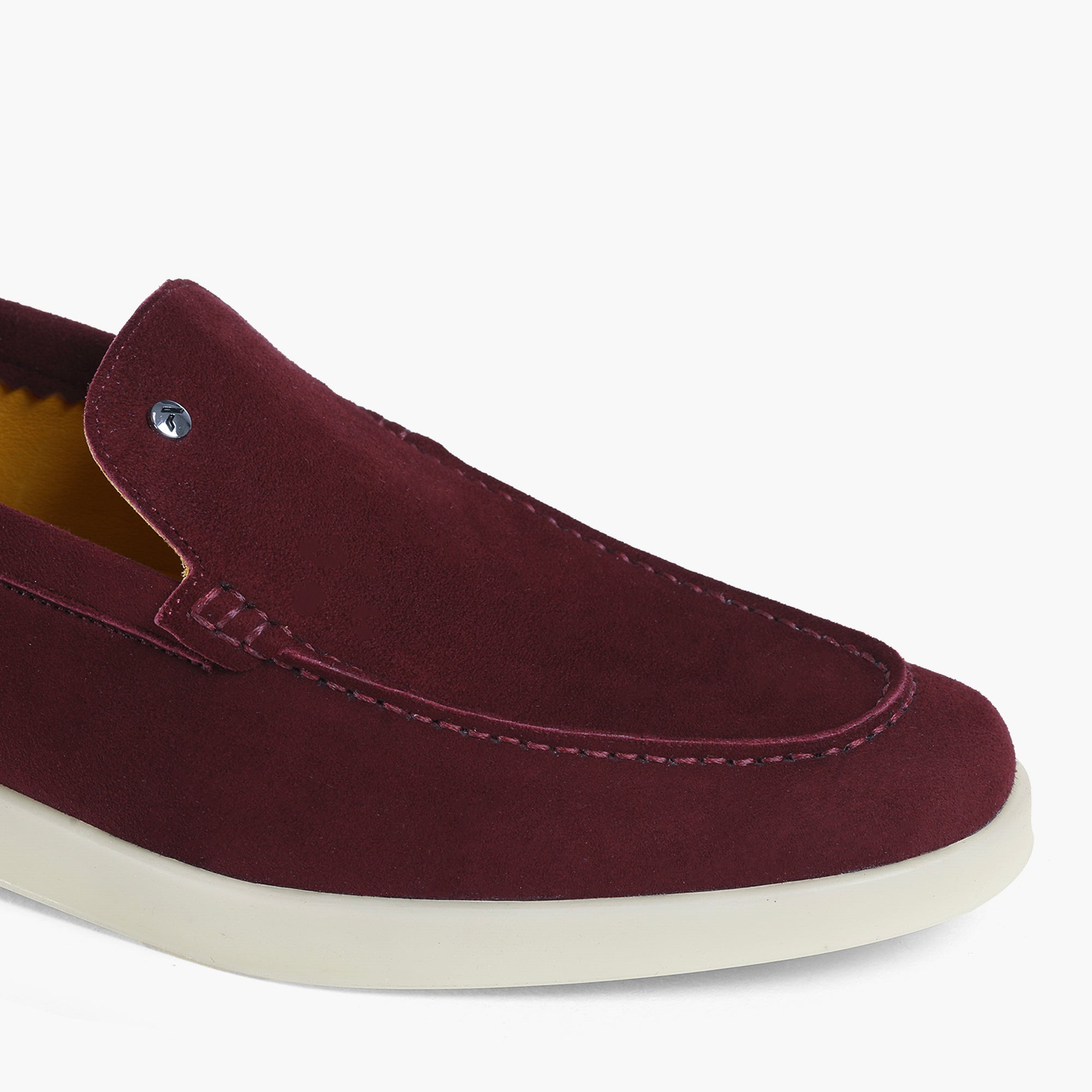 Men’s Burgundy Suede Loafer - detail2