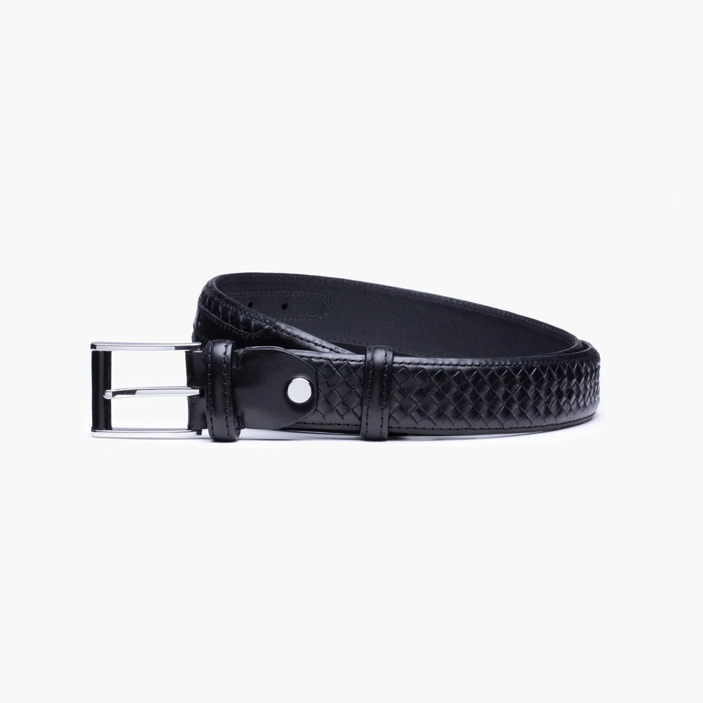 Braided black belt