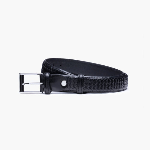 Braided black belt