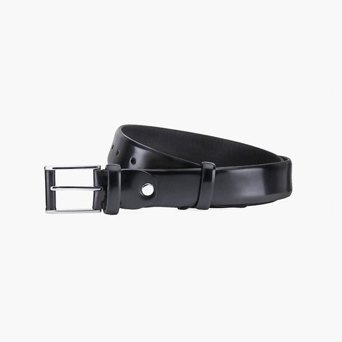 Men's Black Leather Belt
