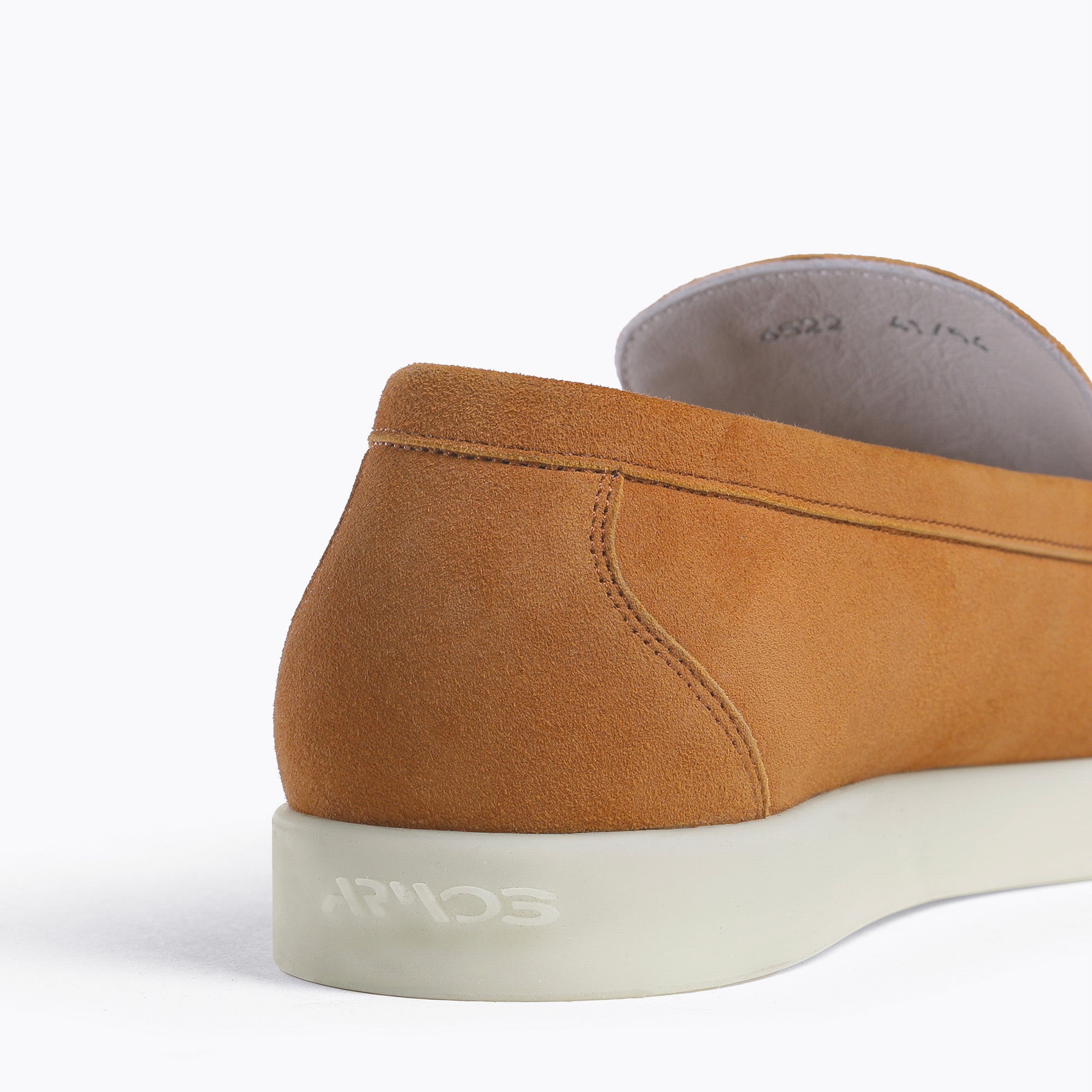 Men’s Tan Suede Loafer - detail