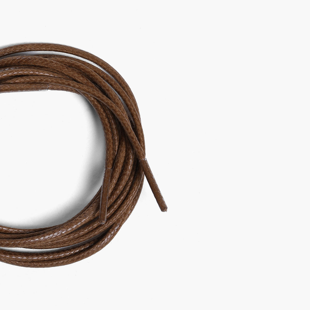 Men's Brown Shoe Laces for Derby & Boots - macro