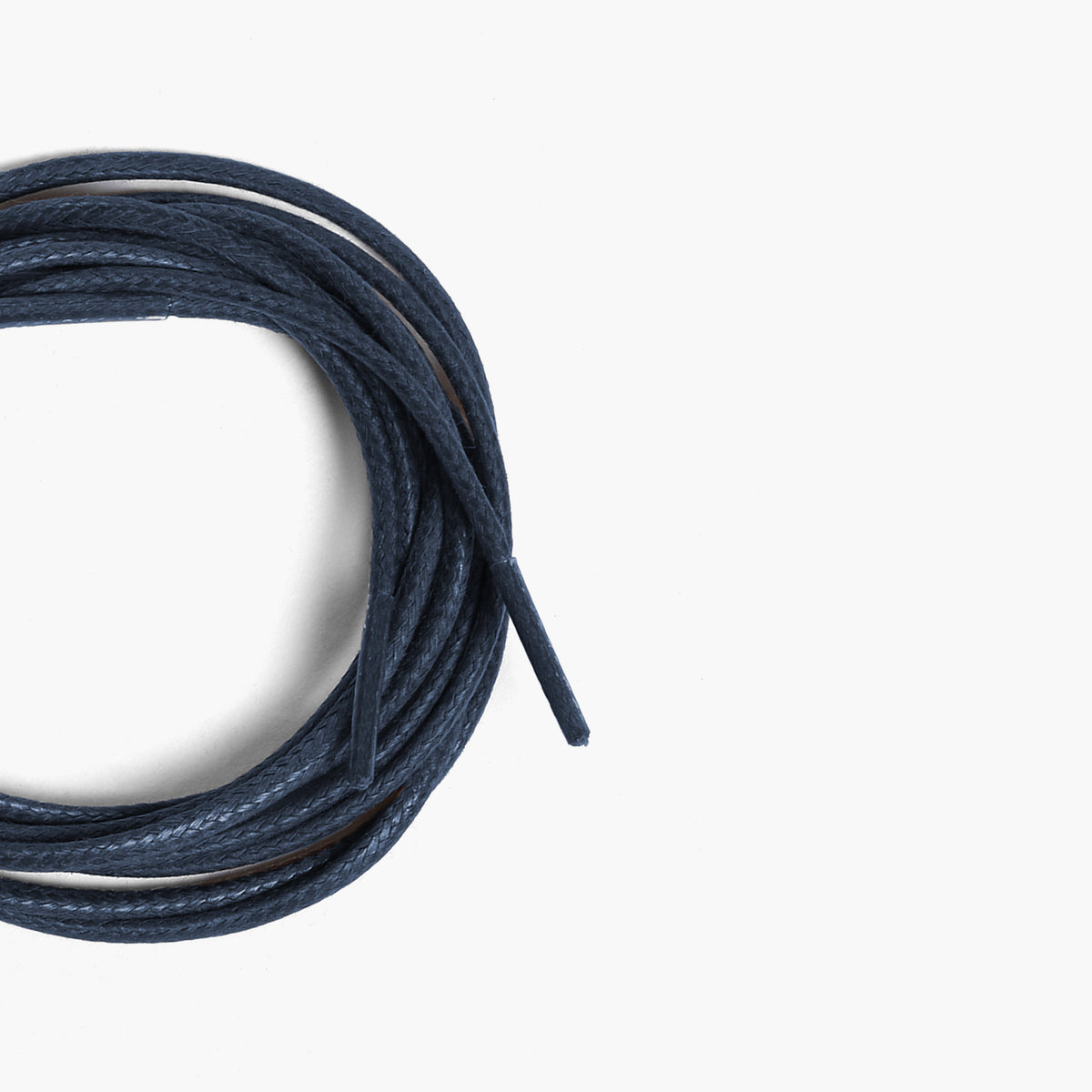 Men's Blue Shoe Laces for Derby & Boots - macro