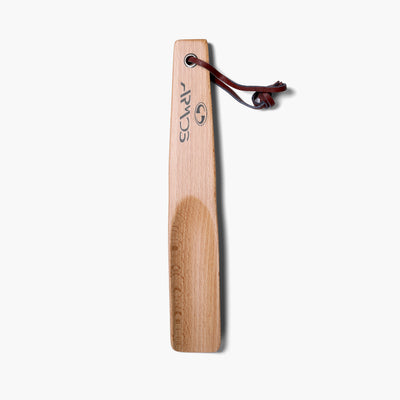 Shoe Horn with Leather Strap - front