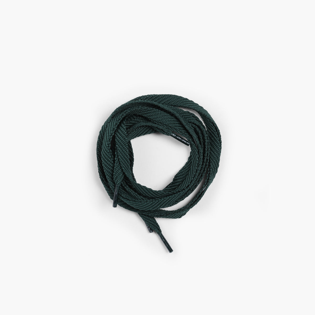 Men's Green Sneaker Laces - coiled