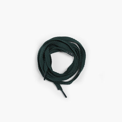 Men's Green Sneaker Laces - coiled