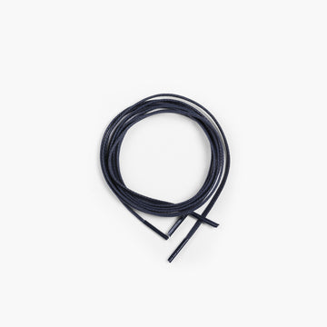 Men's Navy Shoe Laces- coiled