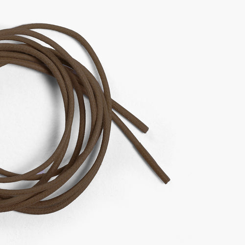 Men's Light-Brown Shoe Laces for Derby & Boots
