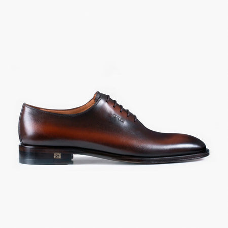 Vintage John Varvatos Mens 13 Brown Leather Oxford Dress Shoes Lace Up Designer John Varvatos Wingtip Boots - Gem main image 4