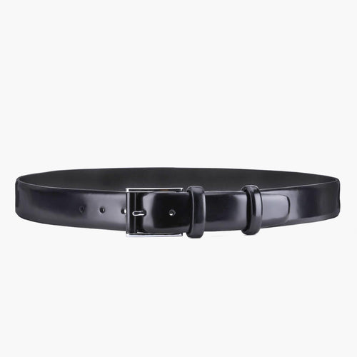 Men's Black Leather Belt