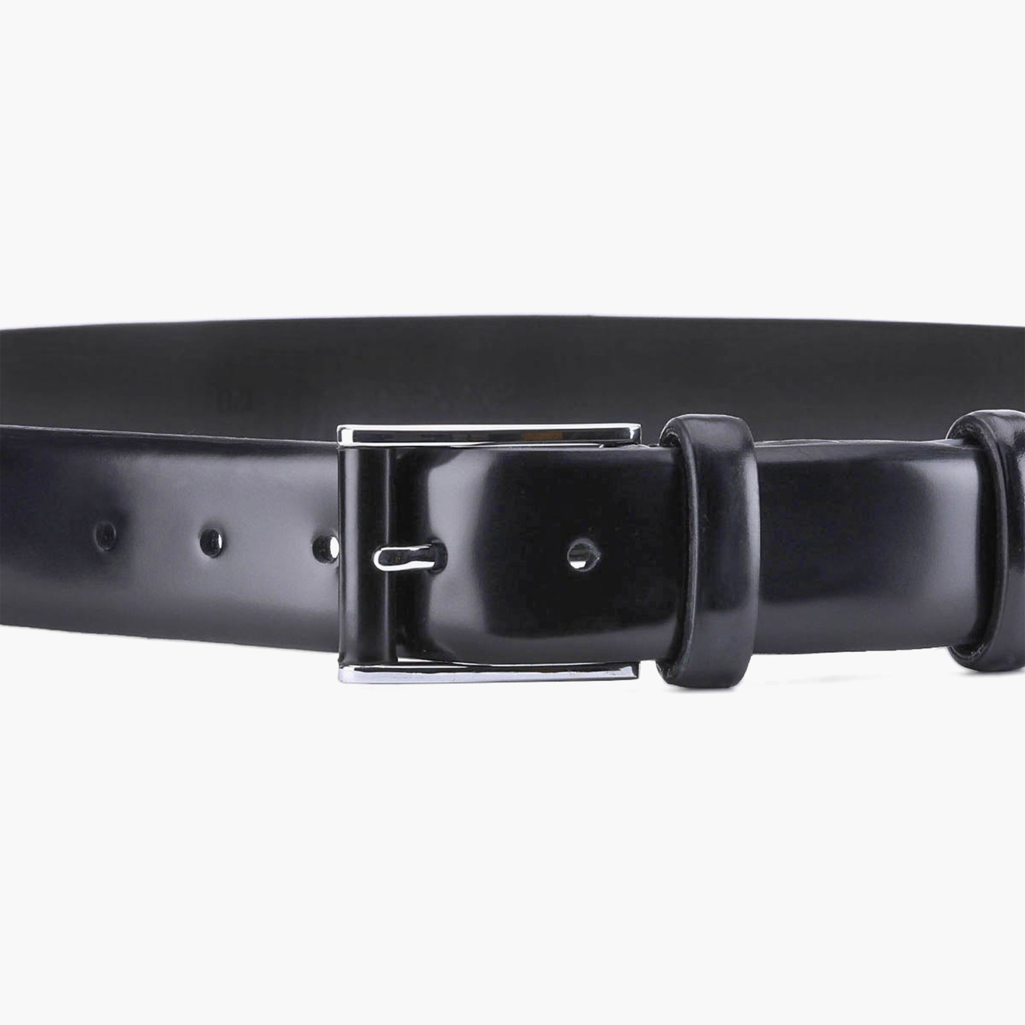 Men's Black Leather Belt