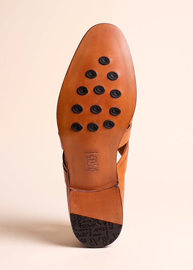 Leather Sole with Added Grip