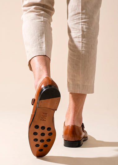 Leather Sole with Added Grip