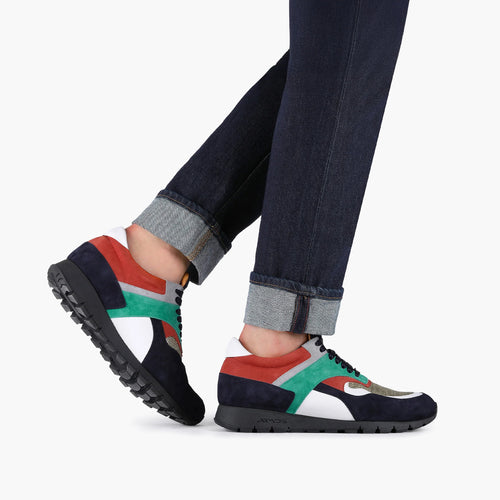Men's Multi-Color Suede Sneaker
