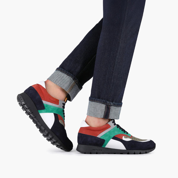 Men's Multi-Color Suede Sneaker