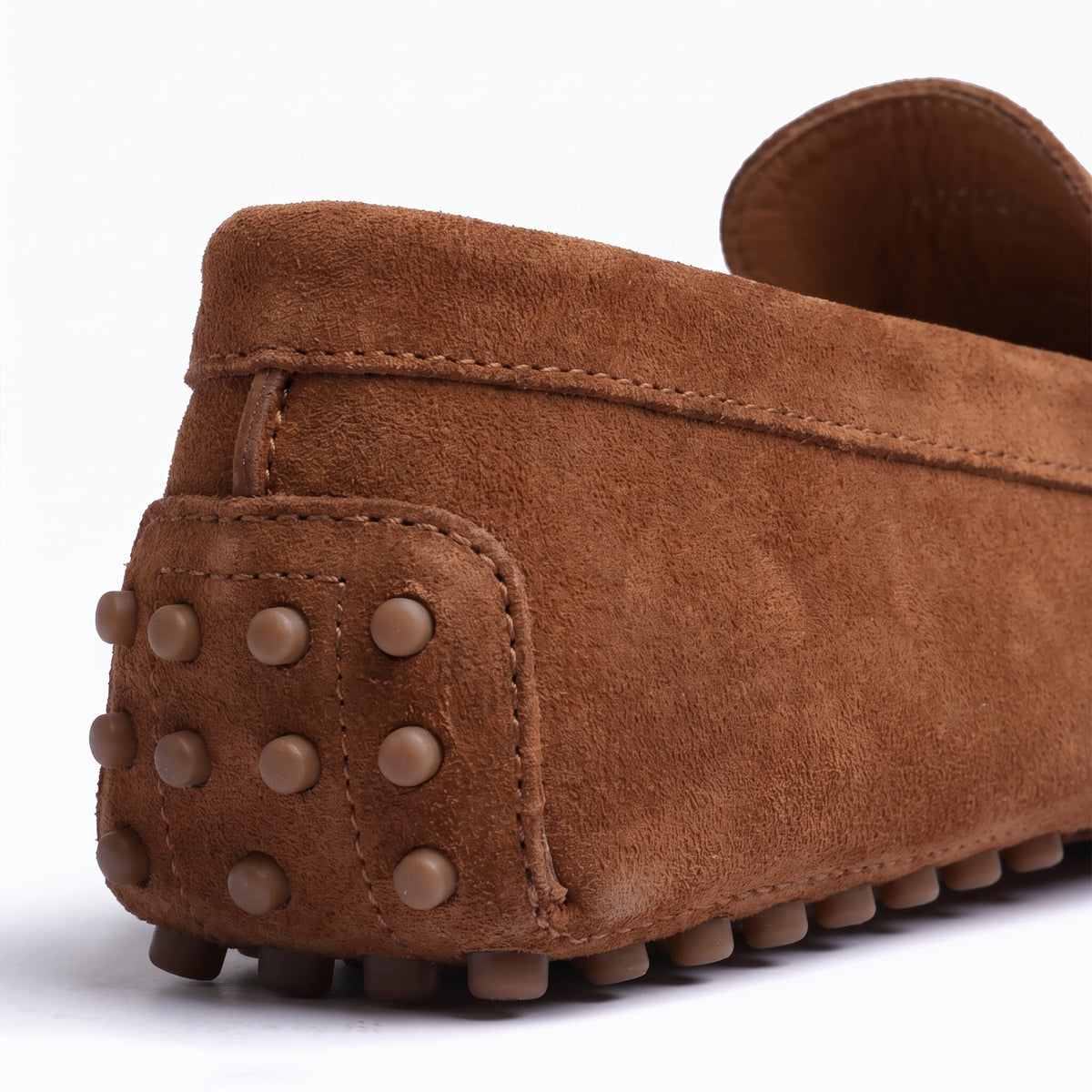 Men's Light-Brown Suede Driving Moccasin - detail 