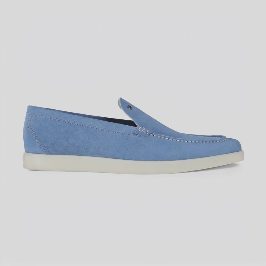 Men’s Blue Suede Loafer - video