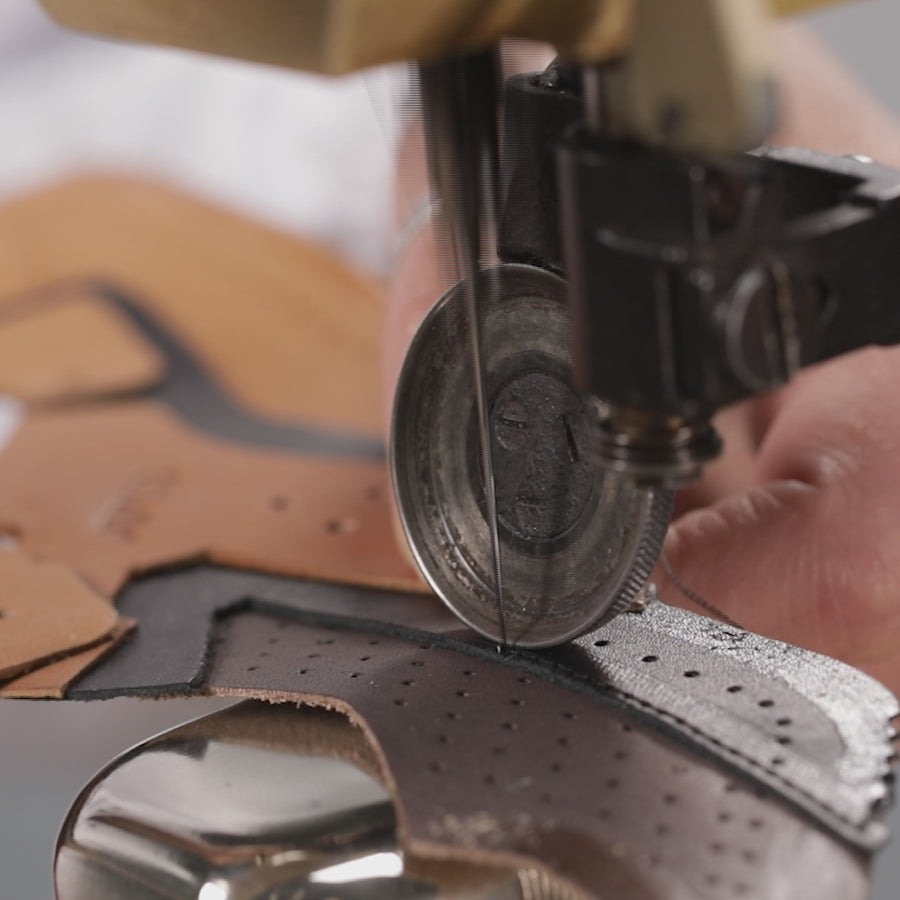 Men's Brown Patina Leather Sneaker - video