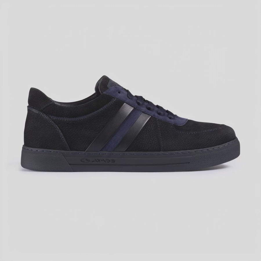 Men's Black Nubuck & Suede Sneaker - video