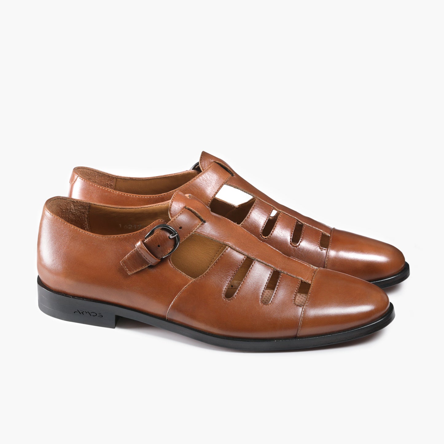 Men's Brown Closed-toe Fisherman Sandal