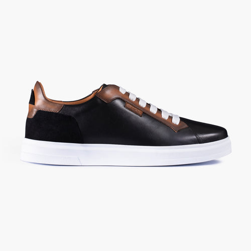 Men’s Brown Leather and Nubuck Sneaker