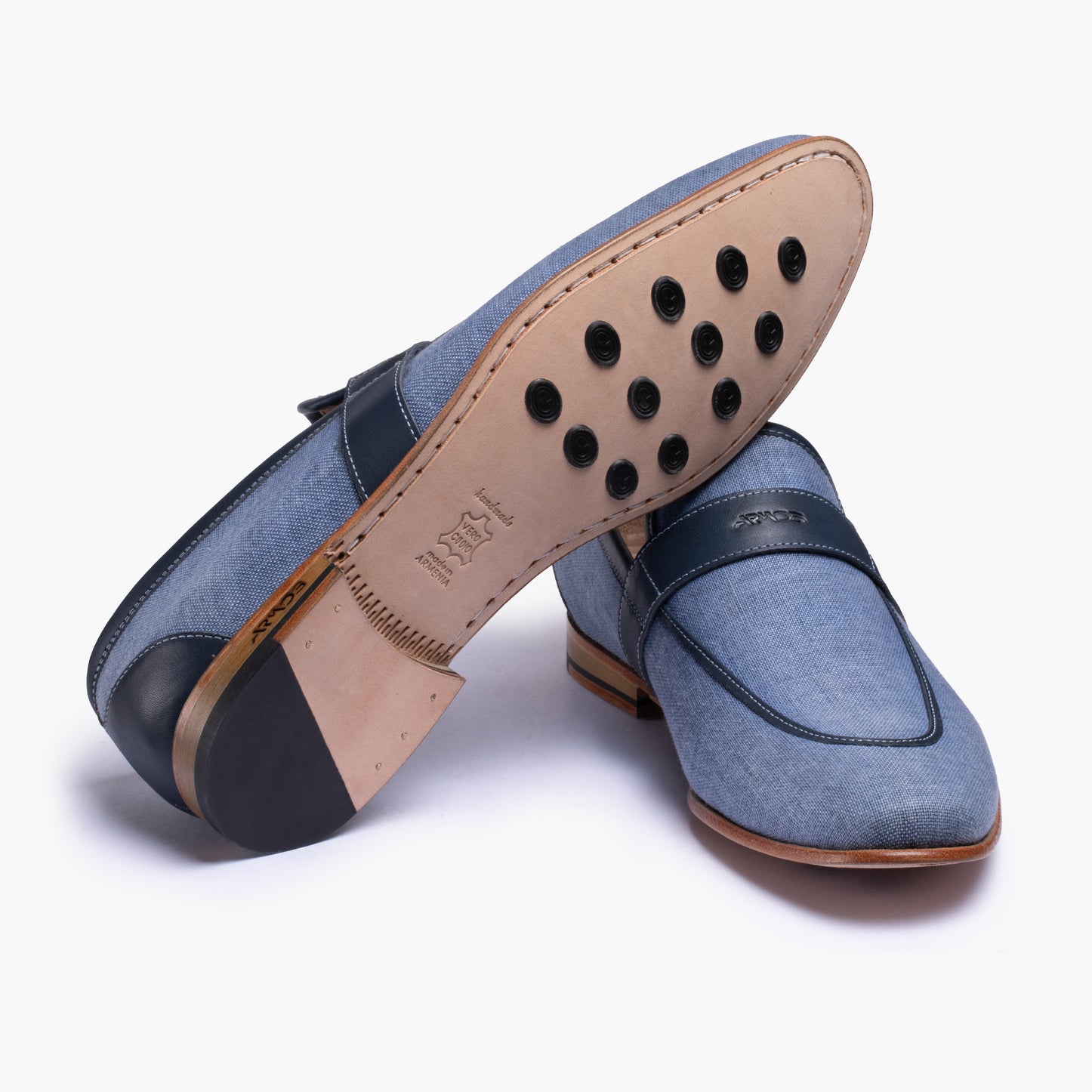 Men’s Blue Denim Slip-on Loafer