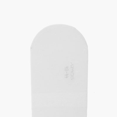 Men's White No-Show Loafer Socks - detail