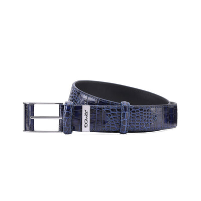 Blue lacquer belt