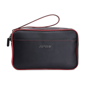 Black bag with red details