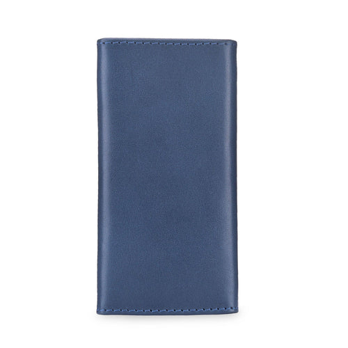 Blue leather key case