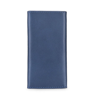 Blue leather key case