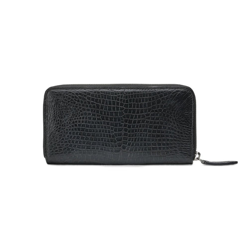 Crocodile leather wallet