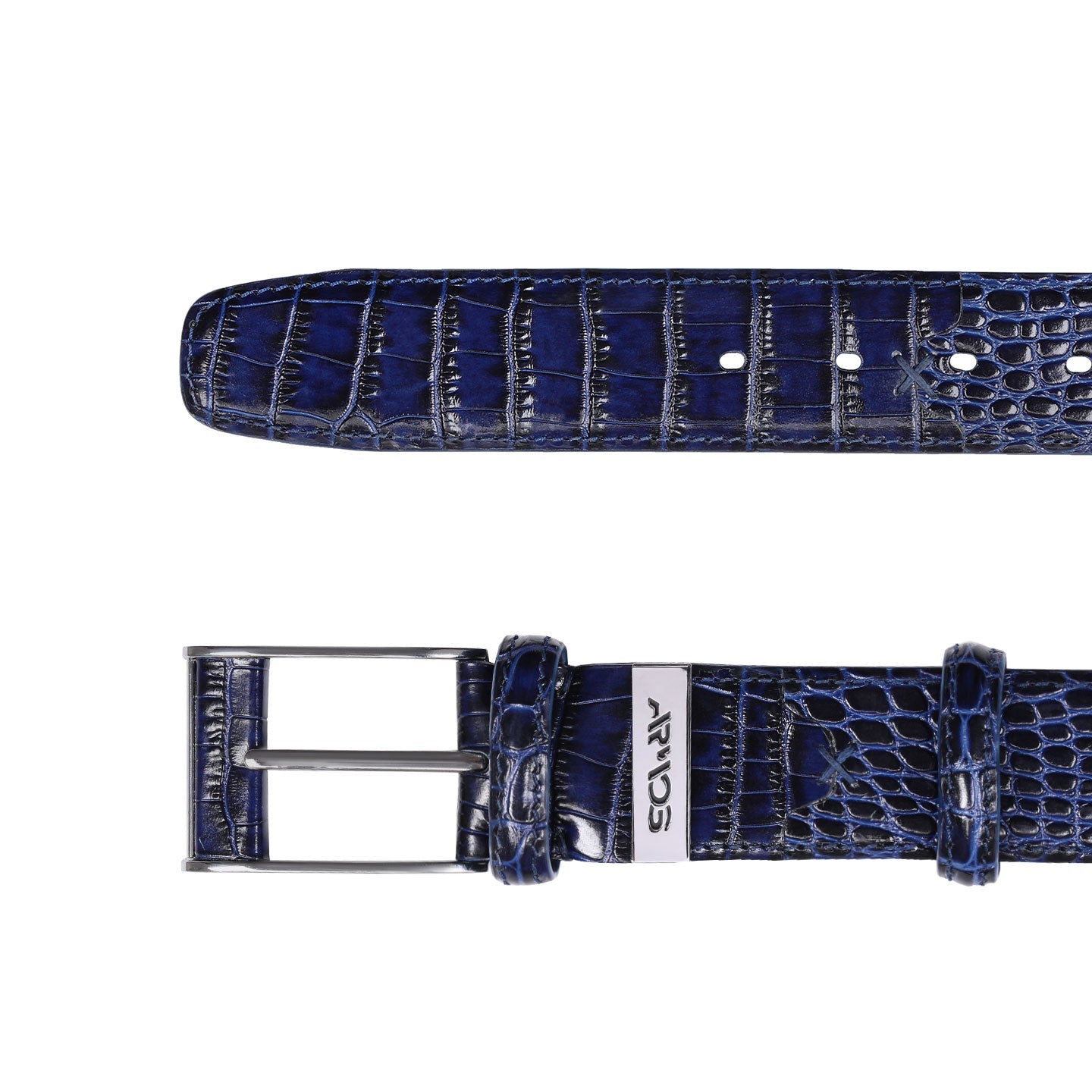Blue lacquer belt