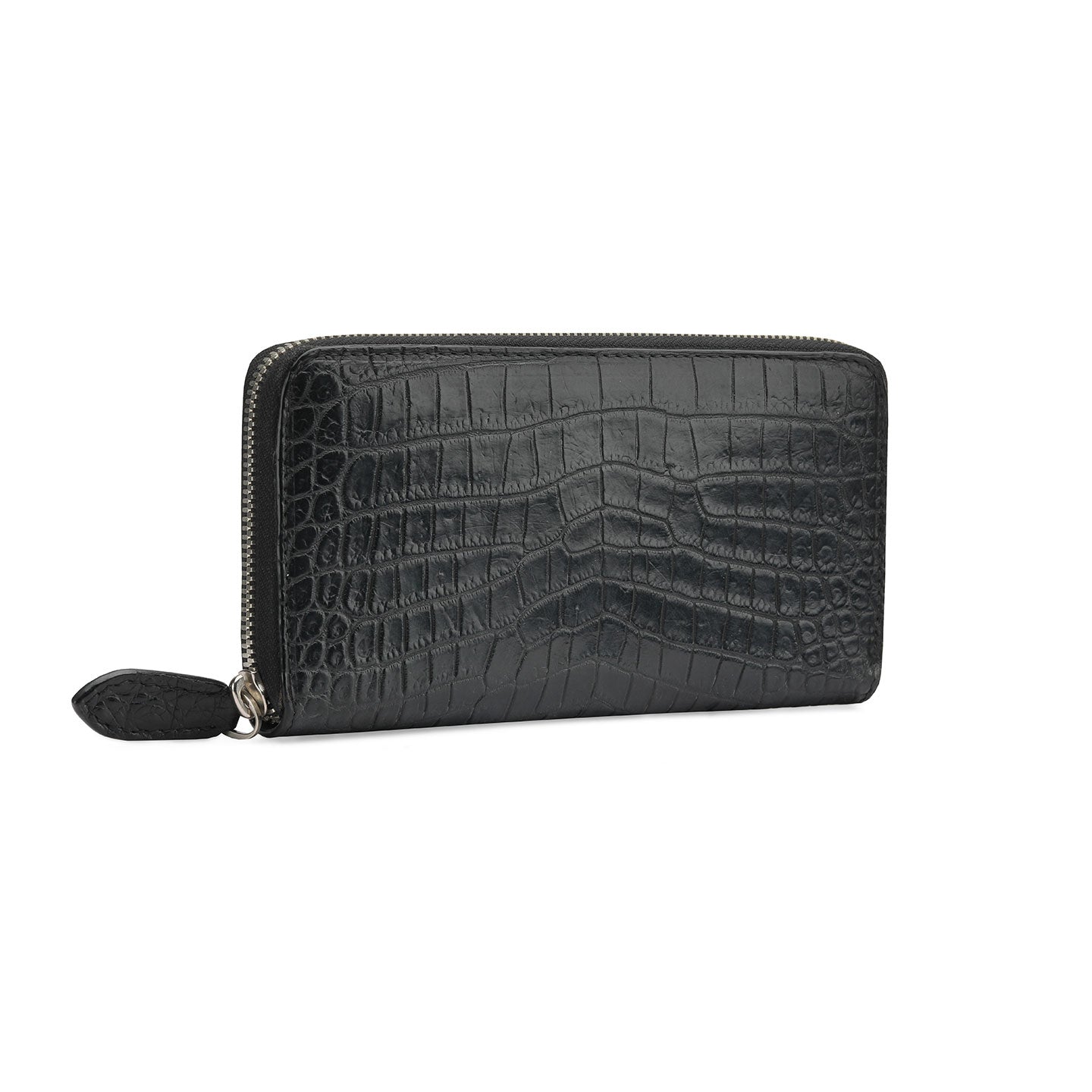 Crocodile leather wallet