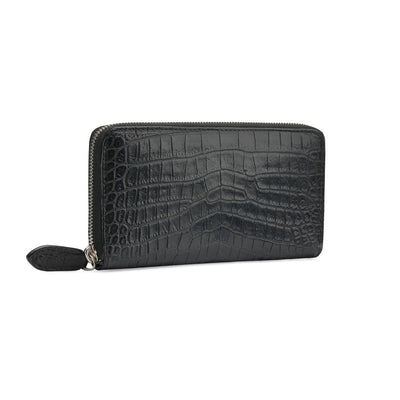 Crocodile leather wallet