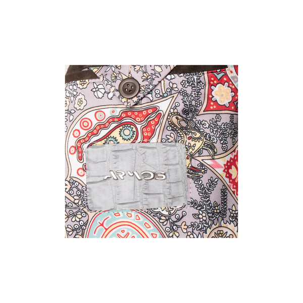 Crocodile leather jacket