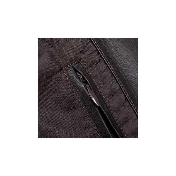 Leather and suede jacket