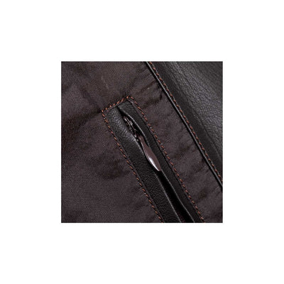 Leather and suede jacket