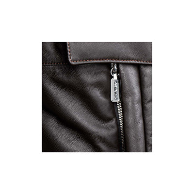 Leather and suede jacket