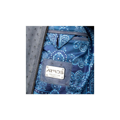 Ostrich leather jacket